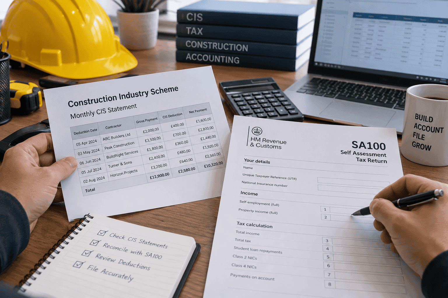 CIS Tax Return: What Goes Wrong Between the CIS Statements and the SA100