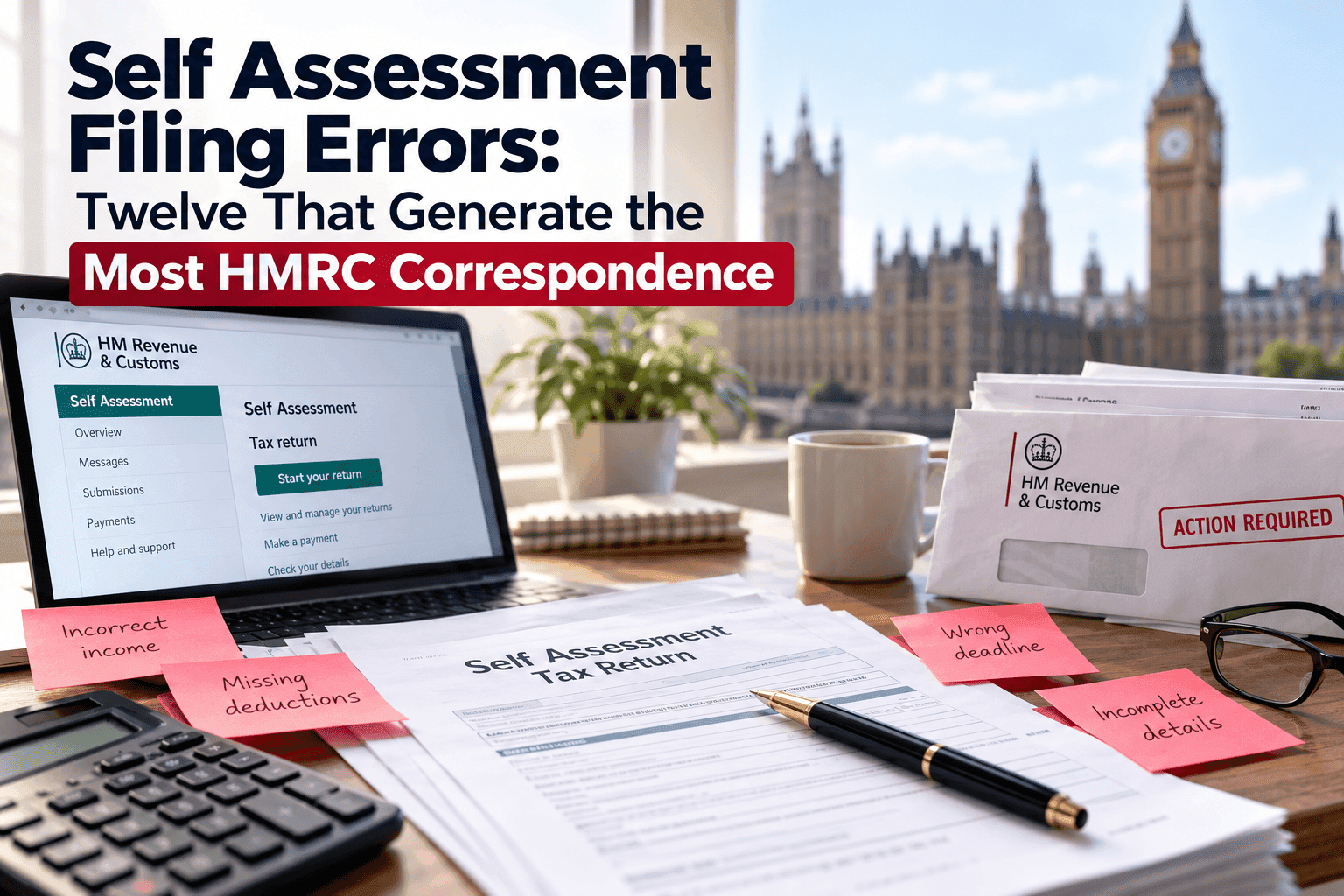 Self Assessment Filing Errors